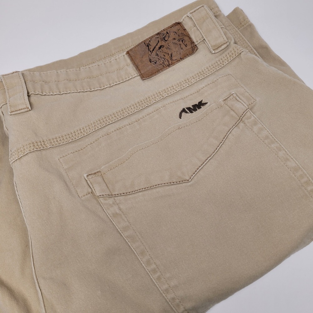 Mountain Khakis Camber 105 Shorts Mens 44 Tan Excellent Utility Hiking Canvas